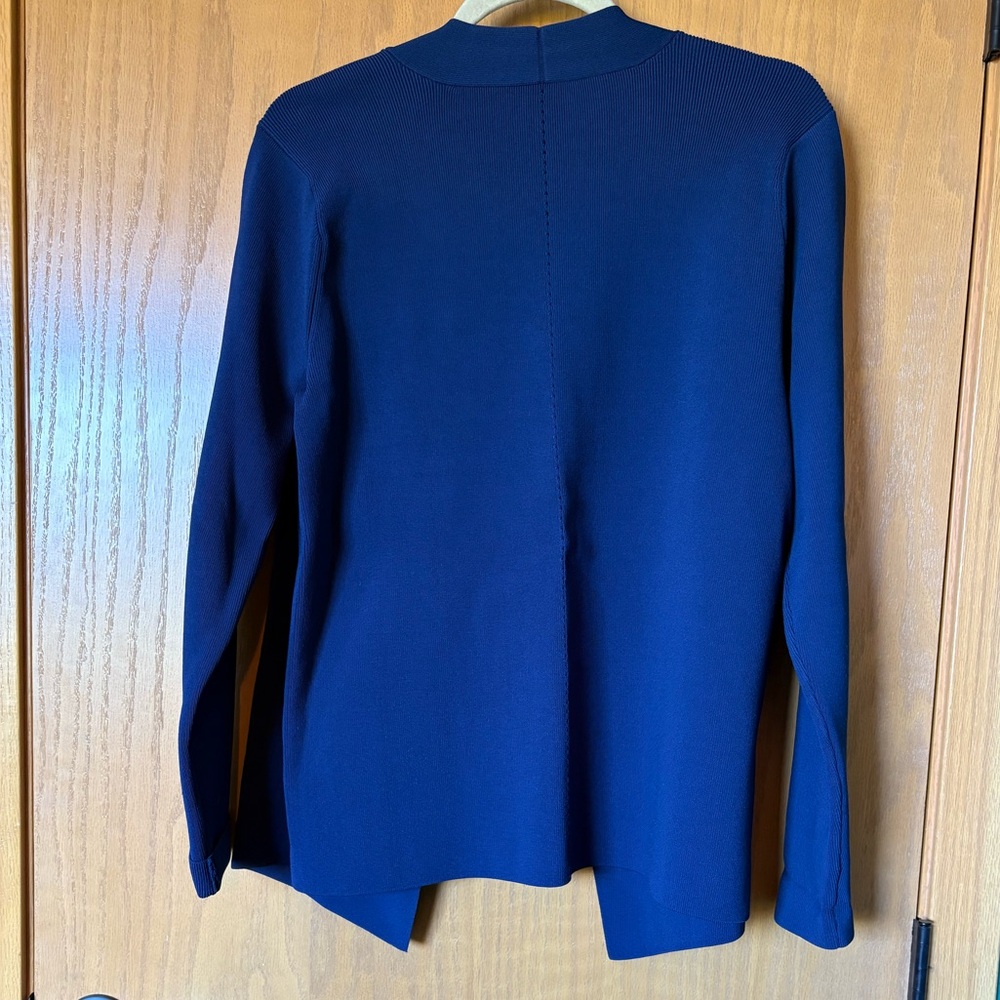 MM Lafleur Classic Navy Jardigan Knit Blazer - Picture 4 of 4